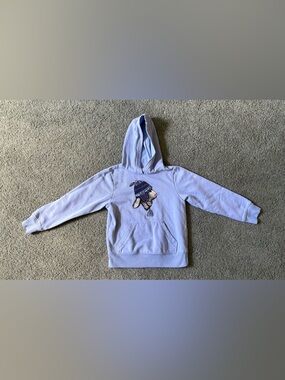 Columbia Hoodie Pullover Kids Size S (8) Rabbit Blue/Purple Outdoor Sweatshirt